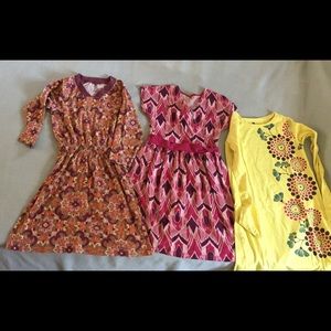 Three dresses
